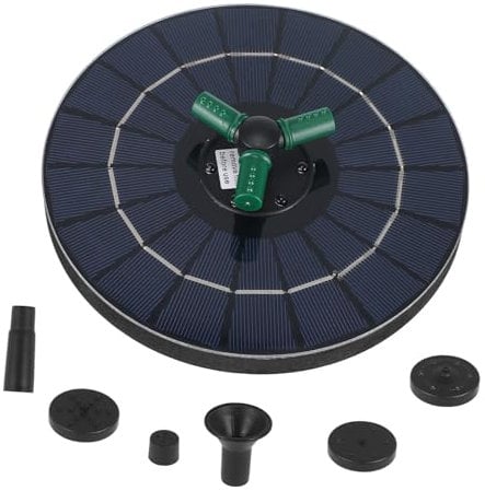 Solar Teichbrunnen mit 7, 4v 1500mah Akku und 150l/h