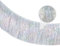 G2PLUS Silberne Fransen Girlande: Holografische Metallic Tinsel Deko, 2m Lang, 20cm Kurz für Disco Party, Mädchenparty, Geburtstag, Karneval, Candy Bar, Hochzeit, Wintermärchen