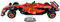 Brick Nest Premium Acryl Präsentationsständer für LEGO Ferrari SF-24 Formel 1 - Stabile & stilvolle Vitrine für Ihr LEGO F1 Automodell