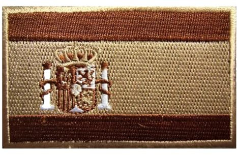 Bandera de España Parche Multicolor Bordado Insignias