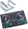 Roland DJ-202 2-Channel 4-Deck USB DJ Controller with Keepdrum Laptop Stand Silver