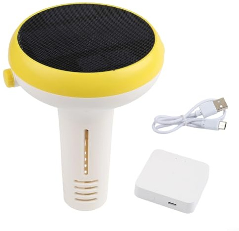 Probador solar inteligente del pH y del ORP de WiFi del dispositivo completo de la prueba del agua con la medida de la salinidad y de la temperatura