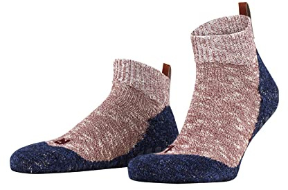 FALKE Men's Lodge Homepad M Hp Cotton Grips On Sole 1 Pair Grip socks, Red Oxford 8430, 10/11 UK