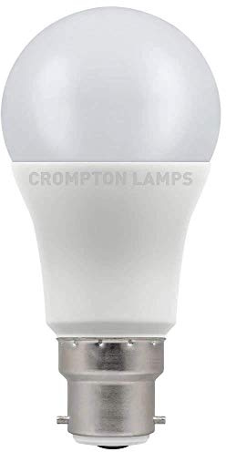 Crompton LED GLS Thermal Plastic 11W B22d Cool White Opal Dimmable