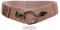 Glamexx24 Elastischer Damen Taillengürtel gürtel 6cm breiter Hüftgürtel mit silberner Ring (Nude Flocken, Taillenweite 75cm-110cm)