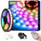 Lepro LED Strip Light 5M, Dimmable RGB LED Strips with Remote, Colour Changing Room Lights, Plug in LED Lights for Bedroom, Living Room, TV, Kitchen, Kids Room (5M, 150 Bright 5050 LEDs)