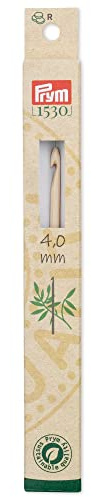 Prym 197604 Woll-Häkelnadeln BAMBUS 15 cm 4,00 mm