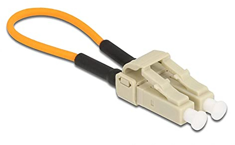 Delock LWL Loopback Adapter LC / OM1 Multimode beige