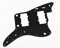 Dopro American Vintage Jazzmaster Guitar Pickguard Scratch Plate JM Pickguard mit Schrauben für Fender Vintage Jazzmaster Black 3-lagig (BWBB)