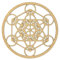 CONTRAXT Cube de metatron Geometrie sacree. Cadre tableau sculpté bois cadeau decoration zen mandala deco panneau mural decoratif meditation esoterisme zen art murale salon (Cube de Métatron, MDF)