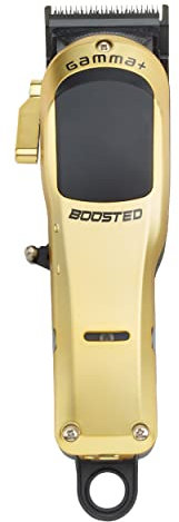 GAMMAPIU' BOOSTED, Professionelle Modulare Haarschneidemaschine, 7200 U/min Rotationsmotor, 45 mm Klinge, Lithiumbatterie, 8 professionellen Doppelmagnet-Risern, 3 Abdeckungen