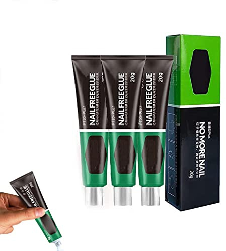 3PCS All-Purpose Glue, Super Glue All Purpose Adhesive, Nail-Free Glue Adhesive Sealant, Multifunctional Adhesive Glue Universal Strong Plastic Glue, Welding High-Strength Glue for Resin Metal Glass