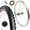 Hinterer Felge 20 x 1,75 + Ritzel 16 Zähne + MTB Reifen 20 x 1,95 + Kamera | Rad aus Aluminium für Mountainbike