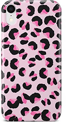 iCaseDesigner Animal Print Phone Case Compatible with iPhone XS Max. 11. Pink Leopard