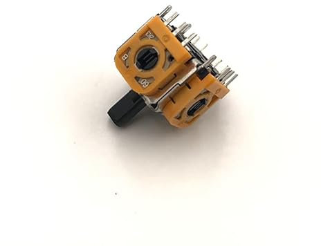 VKMKV 100 Piezas for Playstation5 3D Controlador Joystick Axis módulo Sensor analógico reemplazo for PS5 (Color : Yellow)
