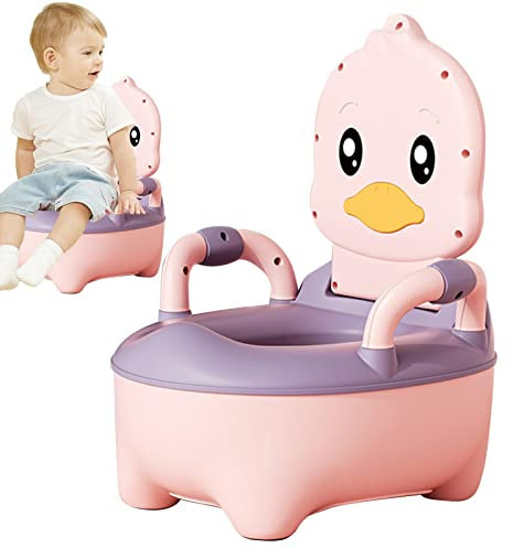 cypreason Pot pour Bébé Pot Bébé, Toilette Enfant Pot Bebe Toilette Voyage pour L'apprentissage La Propreté, Poignées Sécurité, pour Garçon Et Fille Intérieur Extérieur