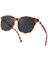Myiaur Lunettes de soleil polarisées pour femme - Grande taille - Protection UV400 - Lunettes de soleil classiques effet miroir, Cadre écaille de tortue - Verres gris, L
