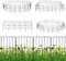 GiantexUK Decorative Garden Fence, 51inx14ft/24inx27ft/24inx16ft Foldable Rustproof Metal Wire Fencing, Outdoor Animal Barrier Border Edge Section for Landscape Patio Yard (24inx27ft Total, 25Pcs)