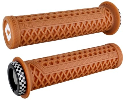 ODI Lock-On MTB V2.1 - Gum/White Checker D33VNGR-BC