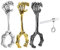 Zigarettenhalter Finger Joint Ring - 3 Stück Halteringe Handknochen Rauchzubehör für Männer Frauen, Skelett Knochen Dekoration Rauchfinger Verlängerungsgeschenke für Damen und Herren