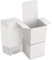 15 Stk Geschenkboxen Kraftpapier Weiß, Karton Schachteln 5 x 5 x 5 cm, Pappschachteln mit Deckel, Geschenkbox Quadratisch für Geschenke, Party, Geburtstag, Hochzeit
