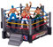 Srliya Wrestling-Arena-Set, Puppenszene, Modell, Gladiator, Ornamente, Kinderspielzeug, Kampfspielzeug, Wrestling-Spielzeug, Wrestler-Krieger-Spielzeug, Lustiges Wrestling-Ring-Set (Grau)