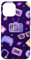 Hülle für iPhone 15 Plus Case Lila Retro Gaming Funky Gamer Vintage Videospiel