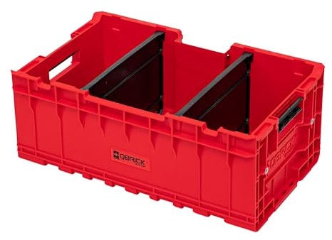 QBRICK SYSTEM Werkzeugkoffer Werkzeugkasten Leer Werkzeugkiste ONE Box Plus RED Ultra HD Rot 600 x 375 x 250 mm