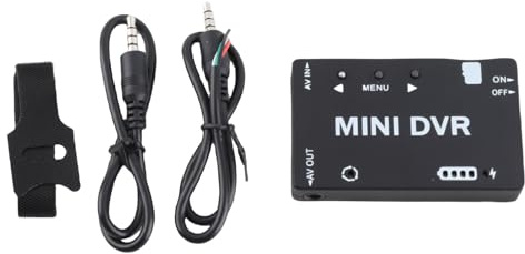Mini DVR Module, NTSC PAL Switchable Video Audio Recorder Built in Battery Modification Part for RC Aircraft