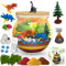 Dinosaurier Geschenke für Jungen, CS COSDDI Dinosaurier Terrarium Set für Kinder Bastelset Kinder Spielzeug 5 6 7 8 9–12 Jahre, Geburtstagsgeschenke, Ostergeschenke für Jungen
