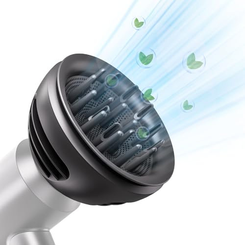 Diffusore Capelli Ricci per Dyson asciugacapelli, Diffusore Wave + Curl 2-en-1, Compatibile con Dyson Supersonic Asciugacapelli HD01 HD02 HD03 HD04 HD08 HD15, No 973924-01