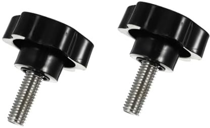 OKUMEYR 2pcs Knob Garden Hedge Shears Patio Umbrella Parts Clamping Parasol Screws Rail Elevator Patio Swing Parts To Clamp Stand Anchor Keychain Bottle Opener Mini Rod Hand Carbon Steel