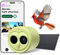 Hibird 4K HD Smart Bird Feeder Camera Solar Powered, 2.4G/5G Dual WiFi Wireless Outdoor, 6X Slow Motion Auto Bird Video Capture, Instant Notifications, AI Identify 10000+ Species for Everyone
