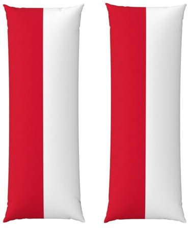 Kissenbezug mit Flagge von Monaco, großer Plüsch, ultraweich, mit Reißverschluss, Wurfkissenbezüge
