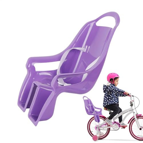 Generisch Mädchen-Puppen-Fahrradsitz,Kinder-Fahrrad-Puppensitz Stofftierstuhl Für Mädchen Mit Aufklebern Fahrradaufsatz für Kinder, passend für Plüschtiere und Kuscheltiere