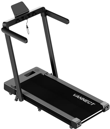Walking Pad, VANNECT Laufband für Zuhause mit Steigung, 1-10/1-14 km/h Walking Machine mit LED-Anzeige, Fernbedienung, 2,75HP/3,0HP Tragbares Laufband, Keine Montage Erforderlich, Bis 150kg/180KG