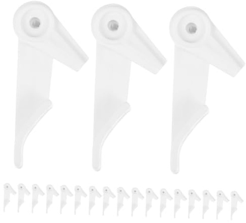 KICHOUSE 20piezas Clip Para Luz Led Abrazadera Fija Para Lámpara De Techo Cierre Para Lámpara De Techo Hebilla De Fijación Decoración Del Hogar