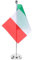 Homoyoyo Bandiera Di Bandiera Italiana Forniture Da Tavolo Rettangolare Italiano Bandiere Di Miniera Mini Tabella Flag Pattern Tema Festa Decorazioni Italiane Flag Italiana Poliestere