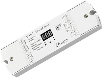 DT6 DALI LED-Dimmer DC 12 V 24 V 4-Kanal-Konstantspannungsregler mit Digitalanzeige