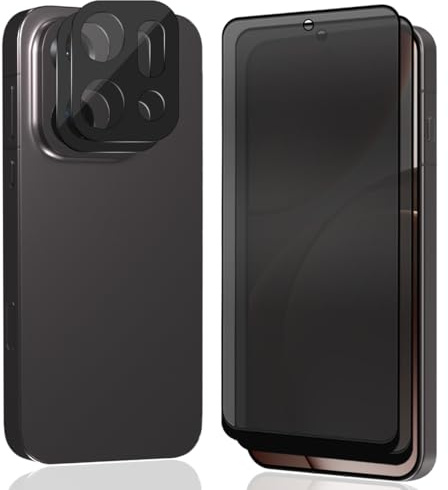 AnnhanT 2+2 Stück Sichtschutz für Panzerglas für OPPO Find X9 Pro