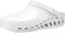 Scholl Unisex's Evo Medical Professional Clog, White, White, 10.5/11 UK