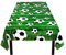 Boland 62509 - Tischdecke Fußball, Größe 180 x 120 cm, Tischtuch aus Polyesterstoff, Dekoration, Bundesliga, Champions League, Geburtstag, Party