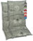 GO-DE Hochlehnerauflage, (2er Set), (L/B): ca. 120x50 cm 2 Auflagen, hellgrau