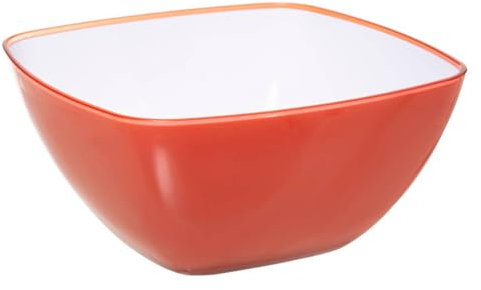 Secret de Gourmet - Saladier square rouge 25cm