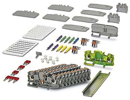 PHOENIX CONTACT PTME 6-SET POWER Starterkit, Bestehend aus Messwandlertrennklemmen in Push-in-Anschlusstechnik, Markierungsmaterial, Brückungs- und Prüfzubehör, 315mm Länge, 225mm Breite, 65mm Höhe