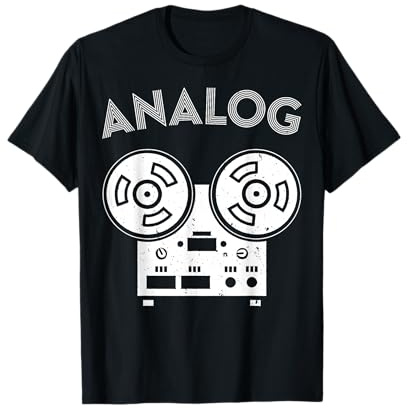 Analog Vintage Reel To Reel Audio Recording Sound Engineer T-Shirt