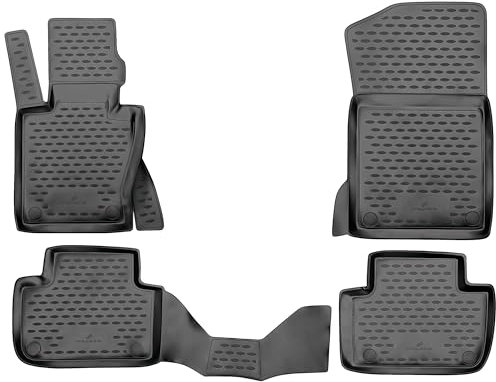 Walser XTR Gummi Fussmatten Auto für BMW X3 (E83) 2003-2011, 100% passgenaue Auto Fußmatten, robuste Universal Fußmatte Auto, Gummimatten Auto, Auto Fussmatten Gummi, Auto Gummimatten