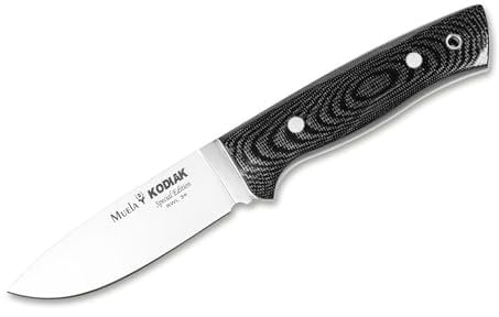 Muela Unisex – Erwachsene Kodiak RWL 34 feststehendes Messer, Silber, 21,5 cm