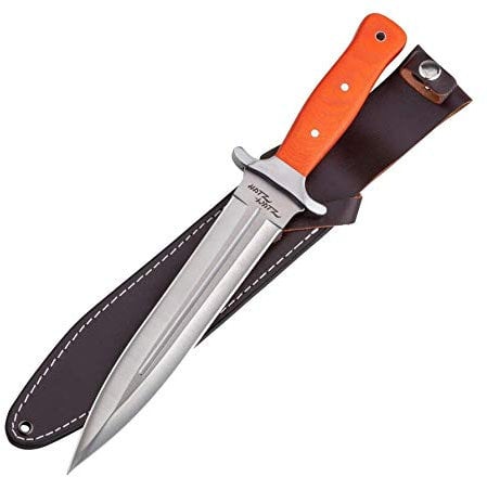 PARFORCE Abfangmesser Sautöter Hatz-Watz Boar Hunter G10 FT Ausführung mit Full-Tang Orange