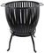 Feuerkorb FRANK Rund, wohlgeformt und absolut stabil massiv Ø:53cm Höhe 75cm, Feuerstelle, Grill, Lagerfeuer